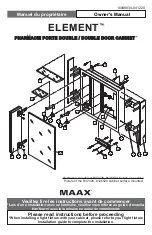 MAAX 124901 Owner'S Manual предпросмотр