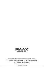 Предварительный просмотр 16 страницы MAAX 124902 Owner'S Manual