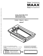 MAAX URBAN 6636 Installation Instructions Manual preview