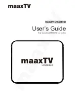 maaxTV LN5000HD User Manual preview
