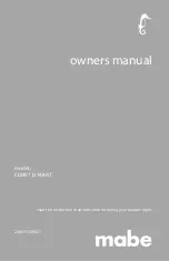 Предварительный просмотр 1 страницы mabe CLME71214BAT Owner'S Manual