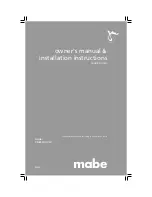 Preview for 1 page of mabe CM6031XWW Owner'S Manual & Installation Instructions