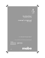 mabe FMM200HSBSY0 Owner'S Manual preview