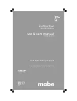 Предварительный просмотр 1 страницы mabe HMM110BIZ Use & Care Manual