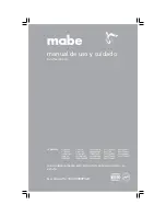 mabe L1700BBE Manual preview