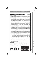 Preview for 29 page of mabe LMD3123PBCS0 Owner'S Manual