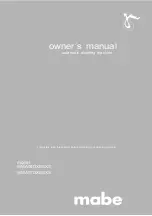 mabe WMA06DXESXS Owner'S Manual preview