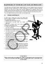 Предварительный просмотр 28 страницы Maber MB500/120-SP Instruction And Maintenance Manual