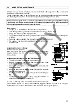 Предварительный просмотр 29 страницы Maber MB500/120-SP Instruction And Maintenance Manual