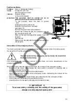 Предварительный просмотр 34 страницы Maber MB500/120-SP Instruction And Maintenance Manual