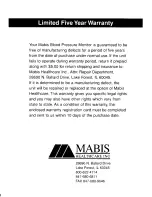 Preview for 4 page of MABIS 004-203-001 Instruction Manual