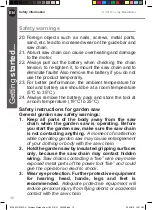 Preview for 10 page of Mac allister MGS1815-Li Manual