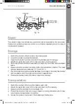 Preview for 35 page of Mac allister MGS1815-Li Manual