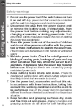 Preview for 6 page of Mac allister MGT45028 User Handbook Manual