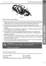 Предварительный просмотр 19 страницы Mac allister MHT60060 Manual