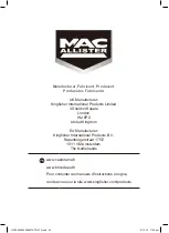 Предварительный просмотр 49 страницы Mac allister MPWP100D-3 Instruction Manual