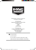 Preview for 86 page of Mac allister MPWP2700 Original Instructions Manual