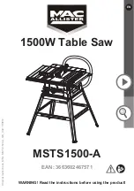 Preview for 1 page of Mac allister MSTS1500-A Manual