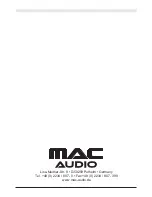 Предварительный просмотр 32 страницы MAC Audio Ice Cube 108 SWB Owner'S Manual