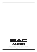 Preview for 13 page of MAC Audio SX 112 REFLEX Owner'S Manual/Warranty Document