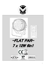 Mac Mah FLAT PAR 7 x 12W 6in1 User Manual предпросмотр