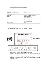 Предварительный просмотр 6 страницы Mac Mah LS1200 User Manual