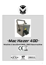 Mac Mah MAC HAZER 400 User Manual предпросмотр