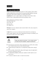 Preview for 2 page of Mac Mah MACSPOT100 User Manual