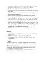 Preview for 3 page of Mac Mah MACSPOT100 User Manual