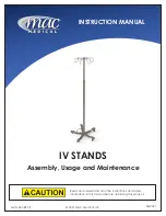 Mac Medical IVS-3002 Instruction Manual preview