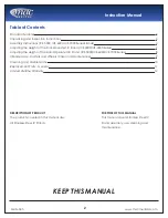 Предварительный просмотр 2 страницы Mac Medical IVS-3002 Instruction Manual