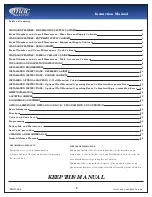 Preview for 2 page of Mac Medical MDC-24 Installation And Maintenance Manual