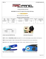 MAC Panel M02S006M-02 Wiring Assembly Instructions preview