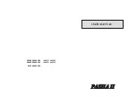 Preview for 1 page of MAC PARA PASHA II User Manual