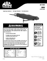 Preview for 1 page of MAC TOOLS AS726M Operating Instructions