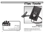 MAC TOOLS BSA200 Operator'S Manual preview