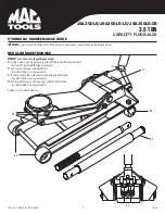 Preview for 6 page of MAC TOOLS JSA350LR-LG Owner'S Manual