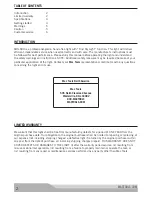 Preview for 3 page of MAC TOOLS MHL600 Operation And Maintenance Manual