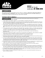 Preview for 11 page of MAC TOOLS SHP20T Owner'S Manual