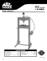 Preview for 15 page of MAC TOOLS SHP20T Owner'S Manual