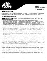 Preview for 17 page of MAC TOOLS SHP20T Owner'S Manual