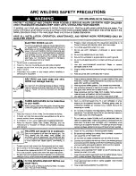 Preview for 2 page of MAC TOOLS TIGW 150/230 V Owner'S Manual