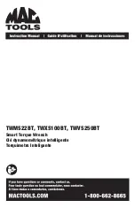 MAC TOOLS TWMS22BT Instruction Manual preview