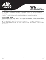 Preview for 6 page of MAC TOOLS WD1500A Owner'S Manual