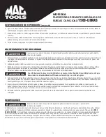 Preview for 10 page of MAC TOOLS WD1500A Owner'S Manual