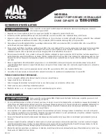 Preview for 14 page of MAC TOOLS WD1500A Owner'S Manual