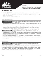 Preview for 15 page of MAC TOOLS WD1500A Owner'S Manual