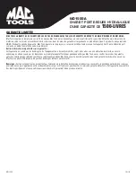 Preview for 16 page of MAC TOOLS WD1500A Owner'S Manual