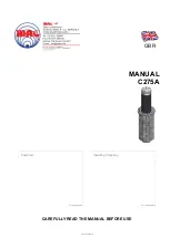 Preview for 1 page of MAC C275A Manual