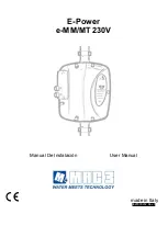 Preview for 1 page of MAC E-Power e-MM/MT User Manual